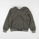 IKKS - veste réversible vert, gris - 14 ans