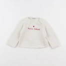 Petit Bateau - pull beige - 12 mois