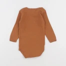 Petit Bateau - body marron - 6 mois