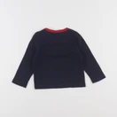 Petit Bateau - tee-shirt bleu - 12 mois