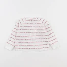 Petit Bateau - tee-shirt rouge - 12 mois