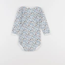 Petit Bateau - body bleu - 12 mois