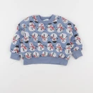 Zara - sweat bleu - 9/12 mois