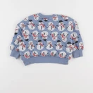 Zara - sweat bleu - 9/12 mois