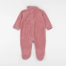 Vertbaudet - pyjama velours rose - 12 mois