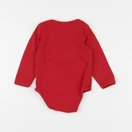 Vertbaudet - body rouge - 12 mois
