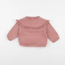 Vertbaudet - sweat rose - 12 mois