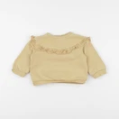 Vertbaudet - sweat jaune - 12 mois