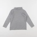 Vertbaudet - sous-pull gris - 8 ans