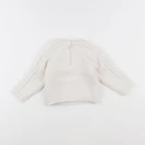 Vertbaudet - pull beige - 9 mois