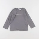 Zara - tee-shirt gris - 24/36 mois
