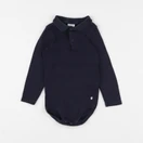 Petit Bateau - body à col bleu - 12 mois