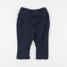 Tape à l'oeil - pantalon doublé bleu - 9 mois