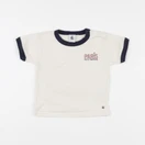 Petit Bateau - tee-shirt beige - 12 mois