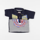 Levi's - polo bleu - 6 mois