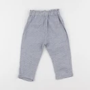 Vertbaudet - pantalon bleu - 18 mois