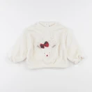 Vertbaudet - pull blanc - 18 mois