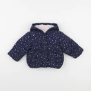 Vertbaudet - doudoune bleu - 9 mois