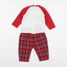 Vertbaudet - pyjama coton rouge - 6/9 mois