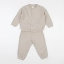 H&M - ensemble beige - 18/24 mois