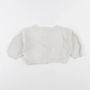 Vertbaudet - gilet beige - 12 mois