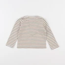 Vertbaudet - tee-shirt beige, marron - 24 mois
