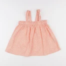 Uniqlo - blouse orange - 7/8 ans