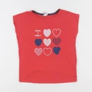 Okaidi - tee-shirt rouge - 8 ans