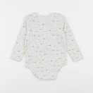 Vertbaudet - body blanc, vert - 12 mois