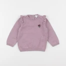Vertbaudet - pull violet - 12 mois