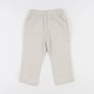 Vertbaudet - pantalon beige - 18 mois
