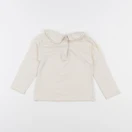 Vertbaudet - tee-shirt beige - 2 ans