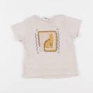 Tape à l'oeil - tee-shirt beige - 6 mois
