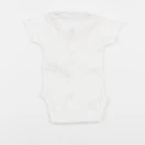 Petit Bateau - body à col blanc - 1 mois