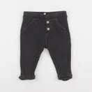 H&M - legging gris - 6/9 mois