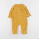 Vertbaudet - pyjama velours jaune - 6 mois