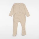 Vertbaudet - pyjama coton beige - 2 ans