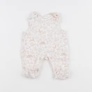 Vertbaudet - pyjama coton blanc, rose - Prématuré