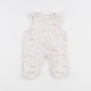 Vertbaudet - pyjama coton blanc, rose - Prématuré