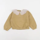 Vertbaudet - sweat jaune - 36 mois
