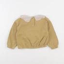 Vertbaudet - sweat jaune - 36 mois