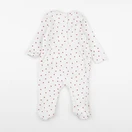 Vertbaudet - pyjama coton blanc - 9 mois