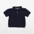 Tommy Hilfiger - polo bleu - 24 mois