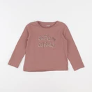 Vertbaudet - tee-shirt rose - 4 ans