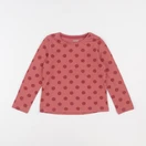 Vertbaudet - tee-shirt rouge - 4 ans