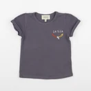 Frangin Frangine - tee-shirt gris - 2 ans