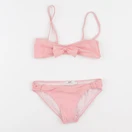 Cyrillus - maillot de bain blanc, orange - 8 ans