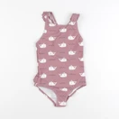Fresk - Maillot de bain 1 pièce BALEINE rose  - 5/6 ans