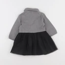 IKKS - robe gris - 6 mois