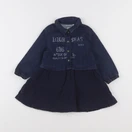 IKKS - robe bleu - 18 mois